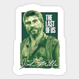 The Last Of Us - Joel signed portrait Sticker